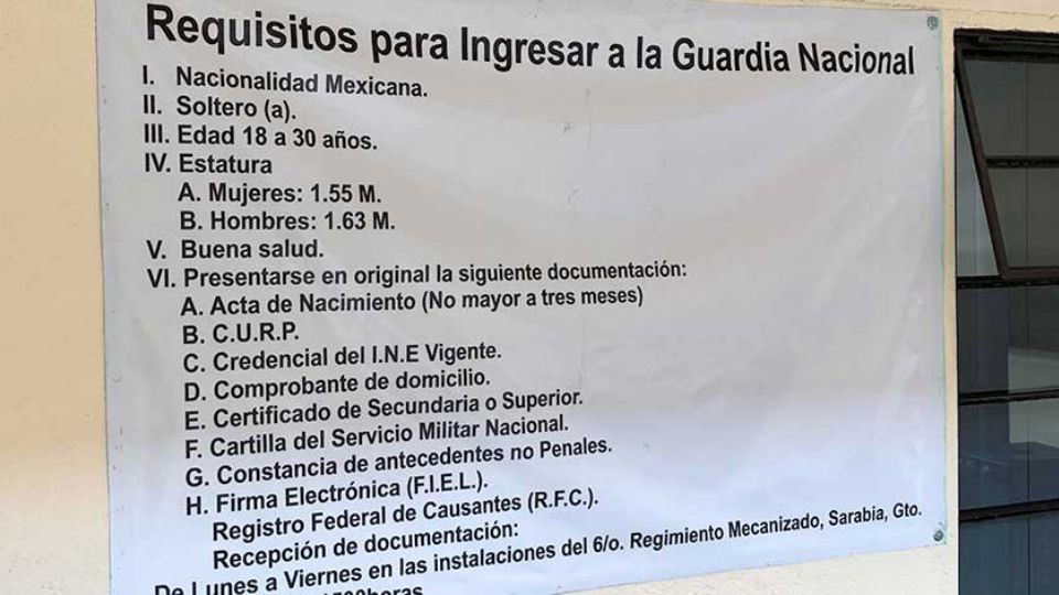 ¿Quieres formar parte de la Guardia Nacional? Estos son los requisitos ...