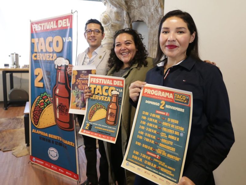 David Ayala, María de Lourdes Rodríguez y María Guadalupe Sinecio invitan al festival. Foto: Gerardo García