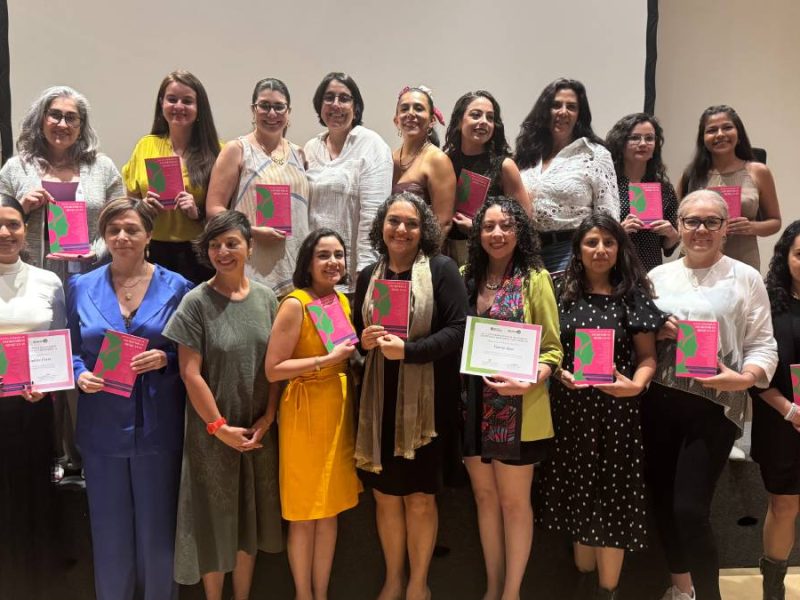 Ganadoras de la Octava Antología de Escritoras Mexicanas. Foto: José Luis Miranda