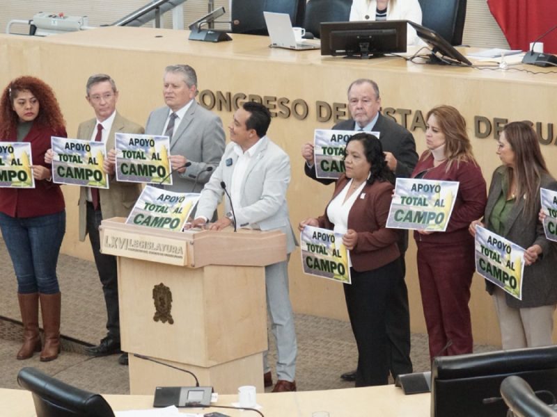 Debate en el Congreso de Guanajuato por los bloqueos campesinos
