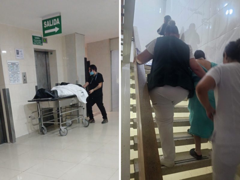 Falla en elevadores de la clínica T21 del IMSS en León