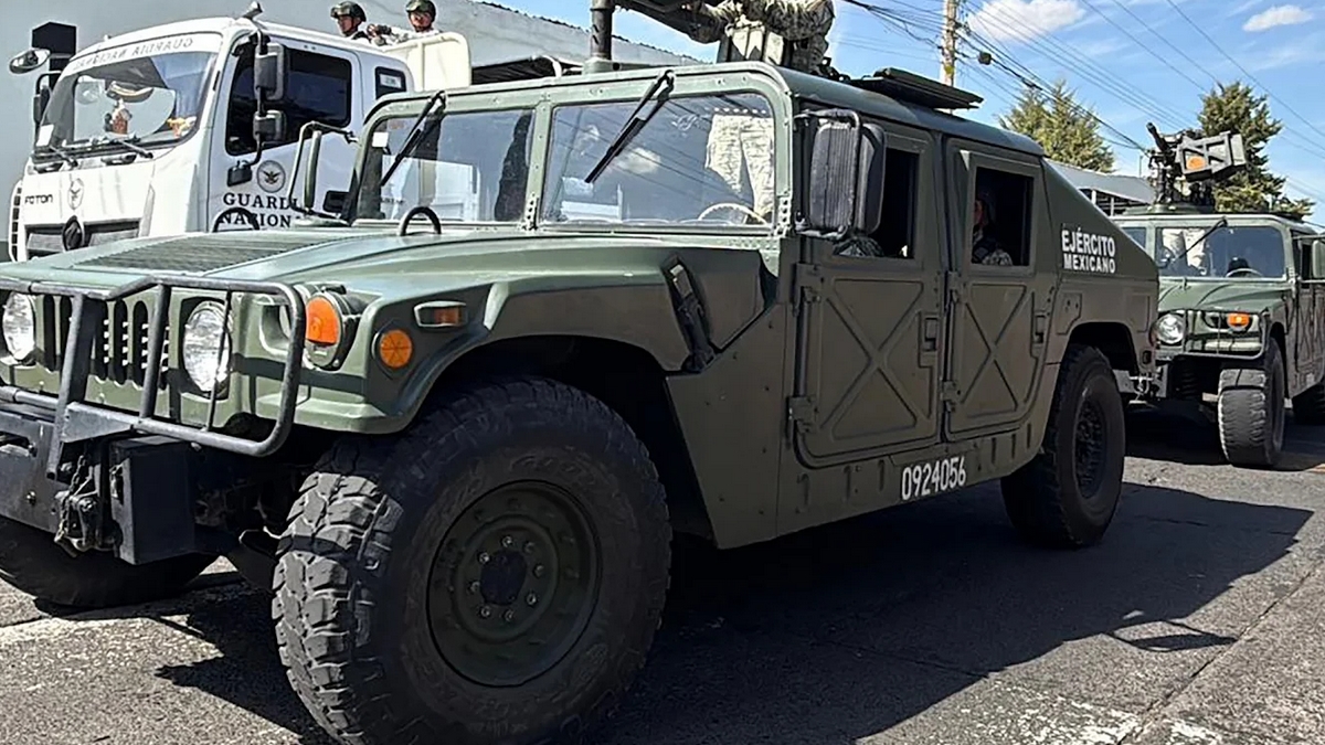 Soldados y GN en Michoacán