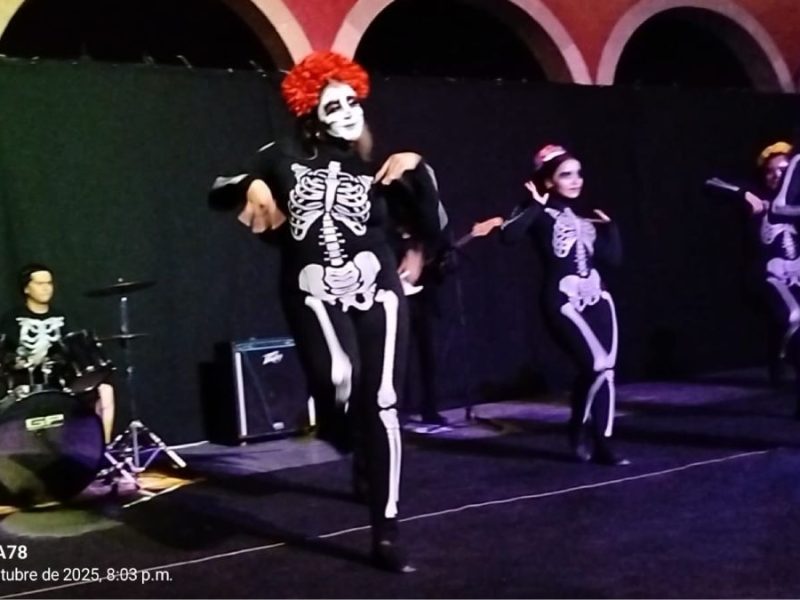 Calaveras de Danza Jazz Vitalidad al ritmo de la música. Foto: Cortesía Daniel M. Escalera