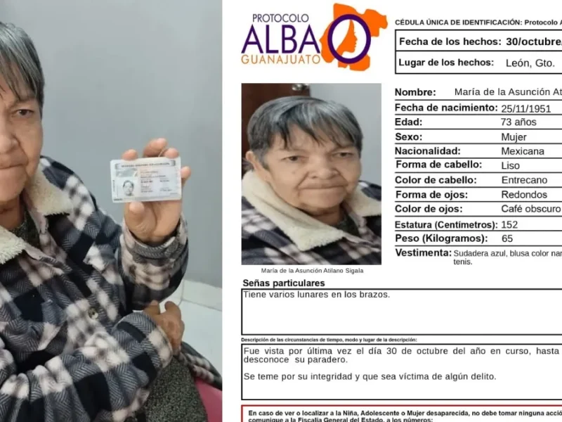 mujer desaparecida en León