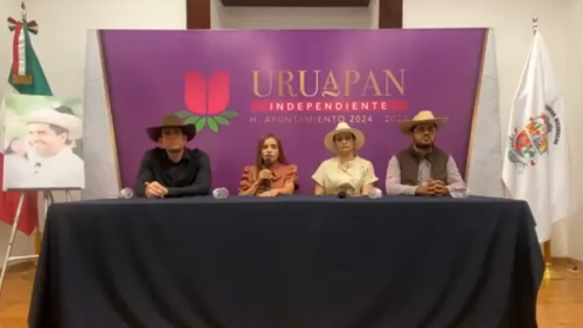 Grecia Quiroz, alcaldesa de Uruapan, esposa de Carlos Manzo