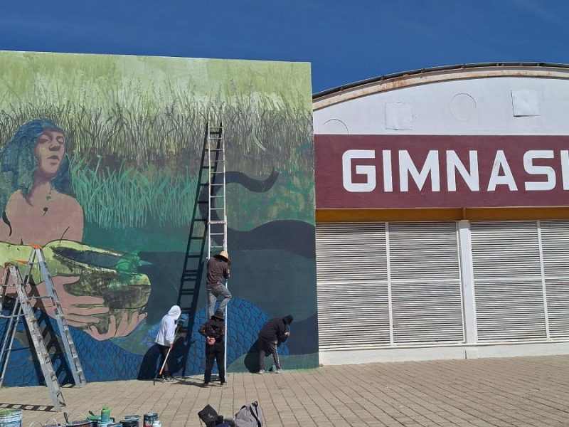 Espacio para mural de Carlos Manzo