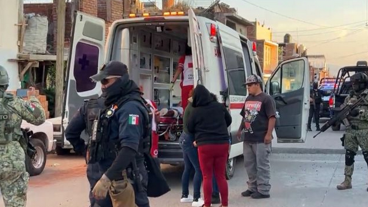 Pareja herida en Pénjamo