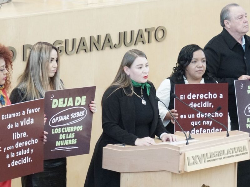Morena iniciativa despenalizar el aborto en Guanajuato