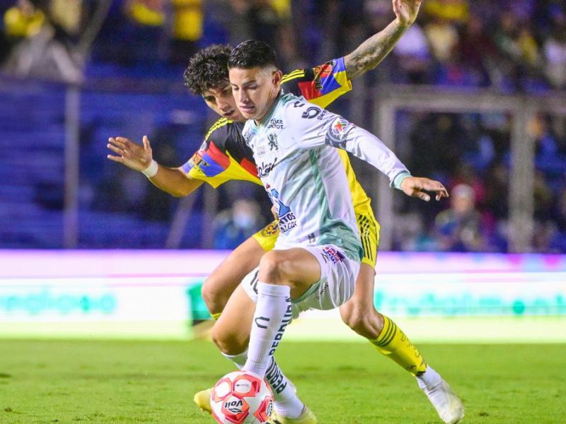 James Rodríguez hizo poco en el América Vs León.
