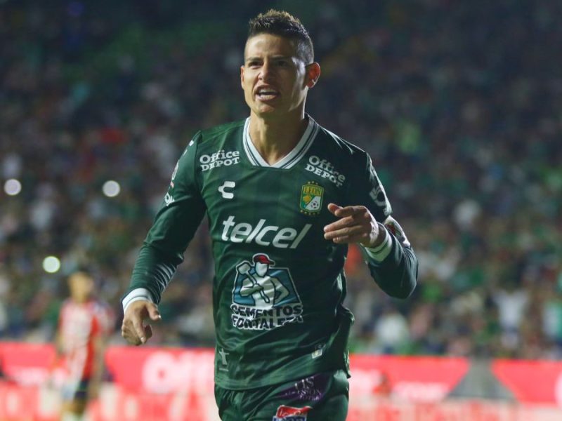 James Rodríguez jugó dos torneos de Liga MX con el Club León. MexSport.