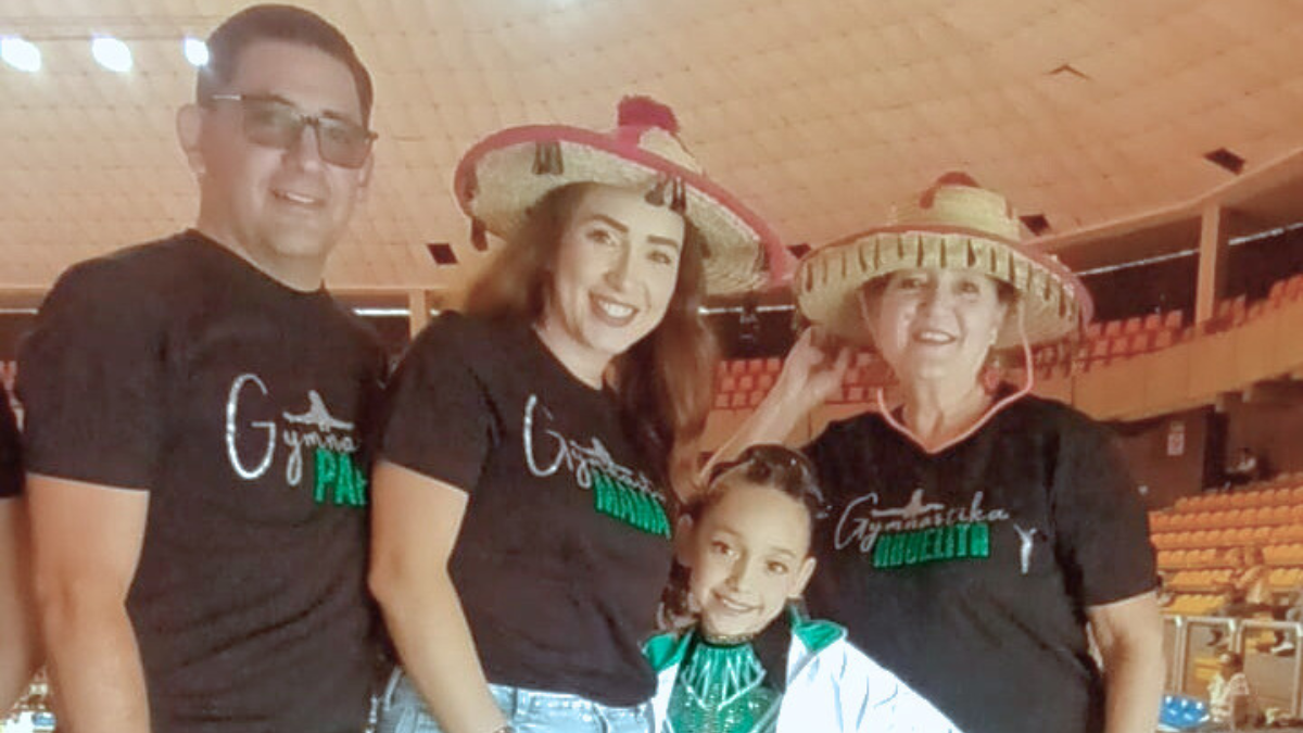 La familia de la pequeña Amanda desde Tepic. Foto Ituriel Pérez.