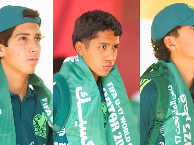 Los jugadores de la Selección Mexicana Sub-17 ya están en Qatar para el Mundial.