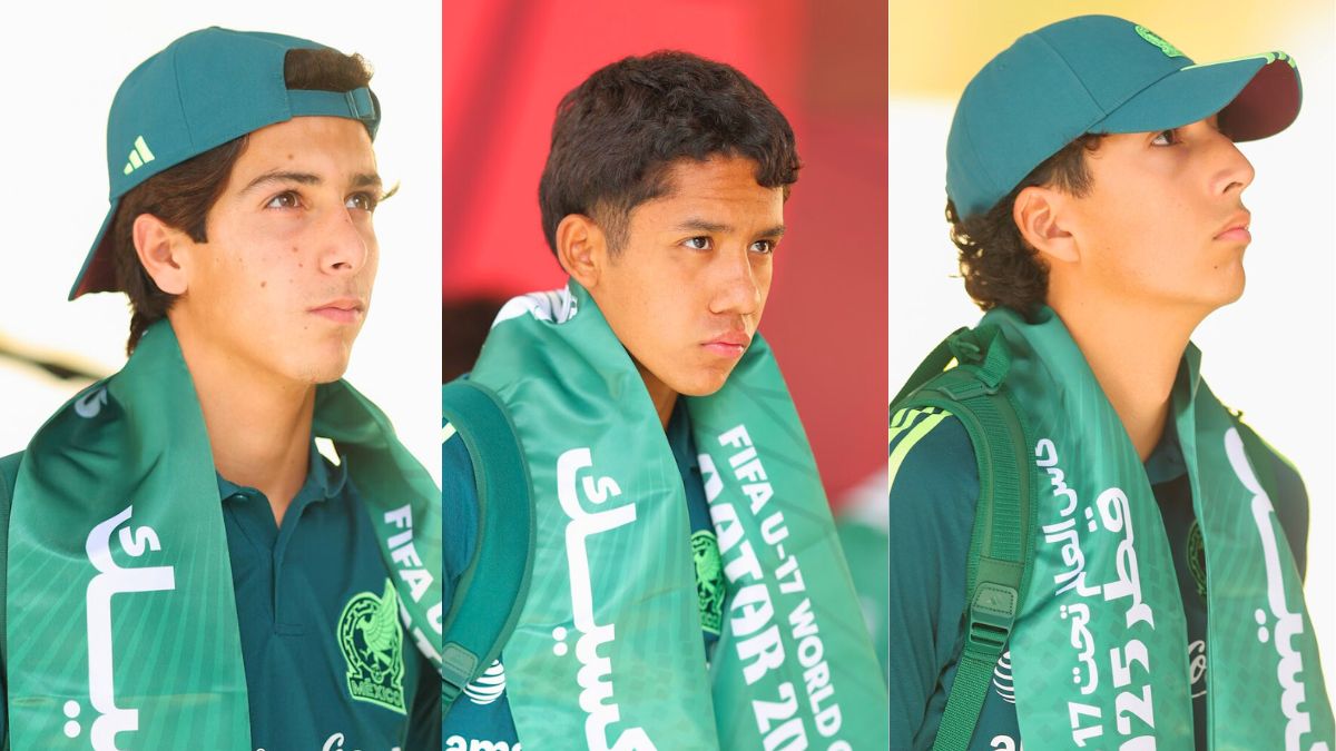 Los jugadores de la Selección Mexicana Sub-17 ya están en Qatar para el Mundial.