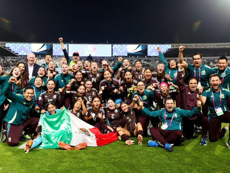 Las mexicanas y su histórico triunfo en Marruecos 2025. Foto: FMF.