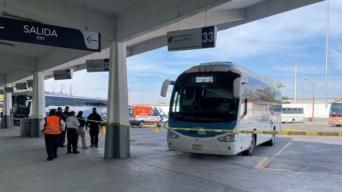 Muerto en la Central de Autobuses de Irapuato 2