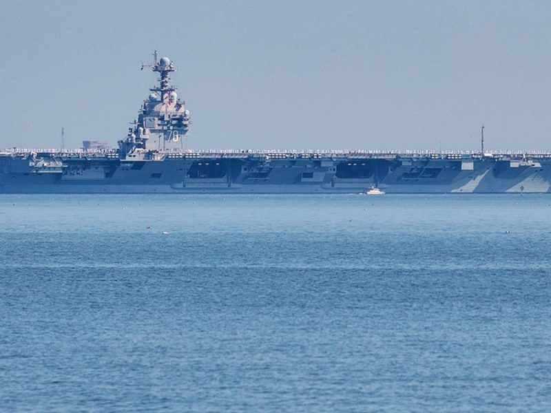Portaaviones de EU en Venezuela
