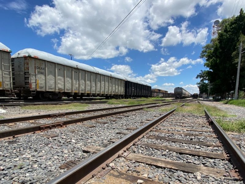 Tren de pasajeros en Celaya