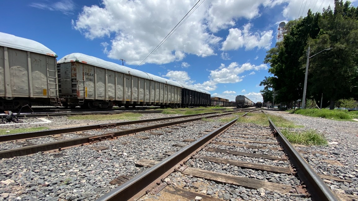 Tren de pasajeros en Celaya