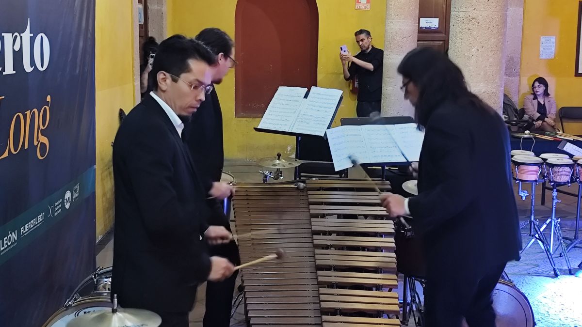 Trío de Percusiones Pulsar en Casa Luis Long