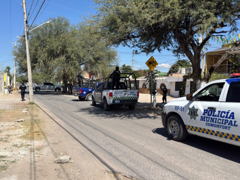 operativo en colonia El Paraíso