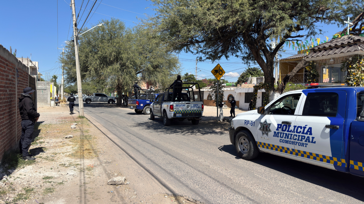 operativo en colonia El Paraíso