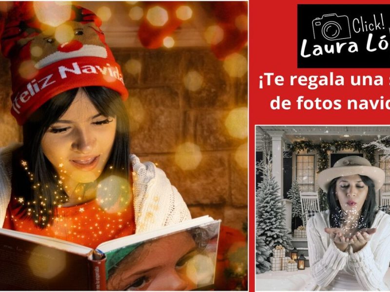 Sesión de fotos navideña gratis