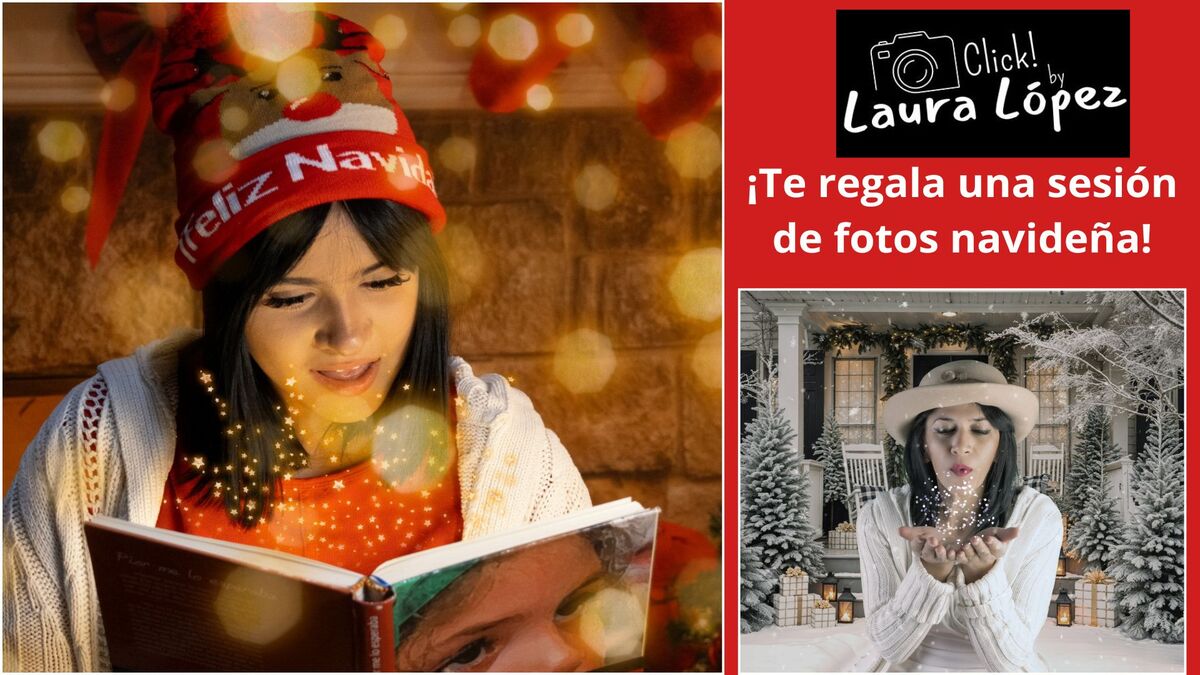 Sesión de fotos navideña gratis