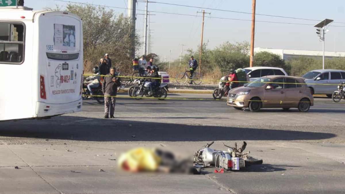 Motociclista muerto en bulevar Timoteo Lozano