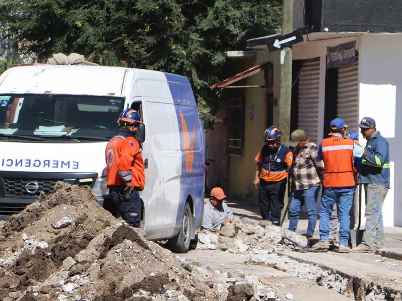 fuga de gas primaria las reynas Irapuato