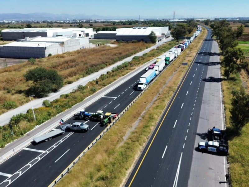 bloqueo carretera león-aguascalientes