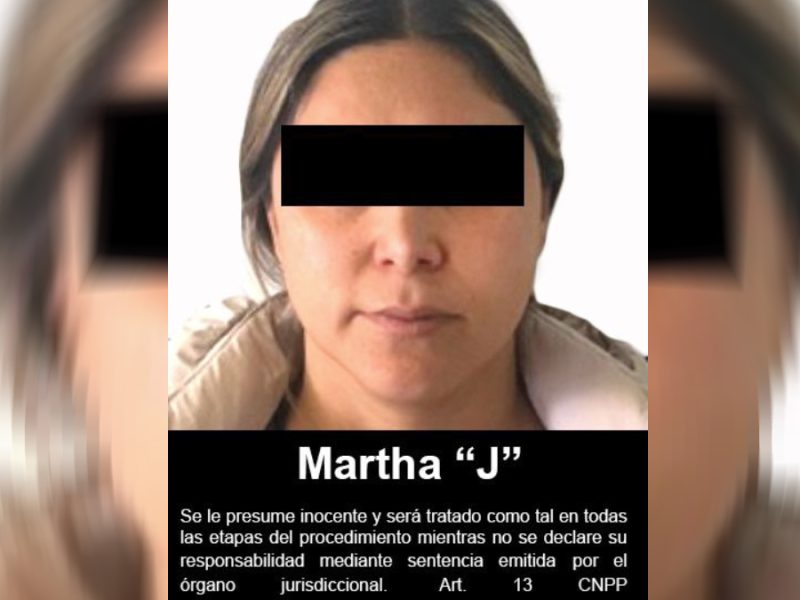 Martha J extraditada Estados Unidos