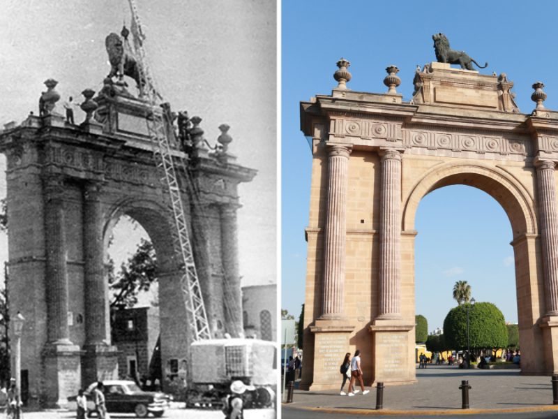 Leones del Arco de la Calzada en León