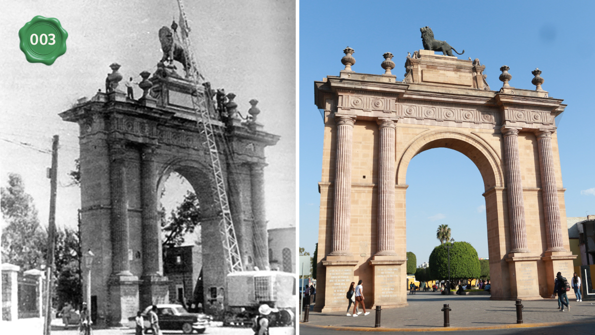 Leones del Arco de la Calzada en León