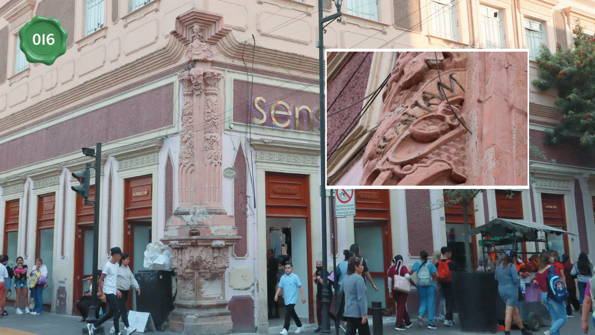 Columna de cantera de León