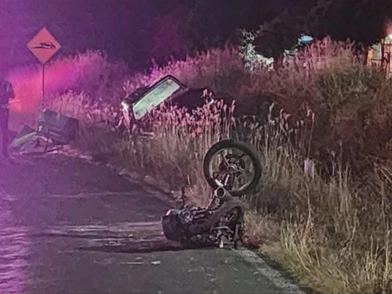 Accidente en carretera Acámbaro-Zinapécuaro