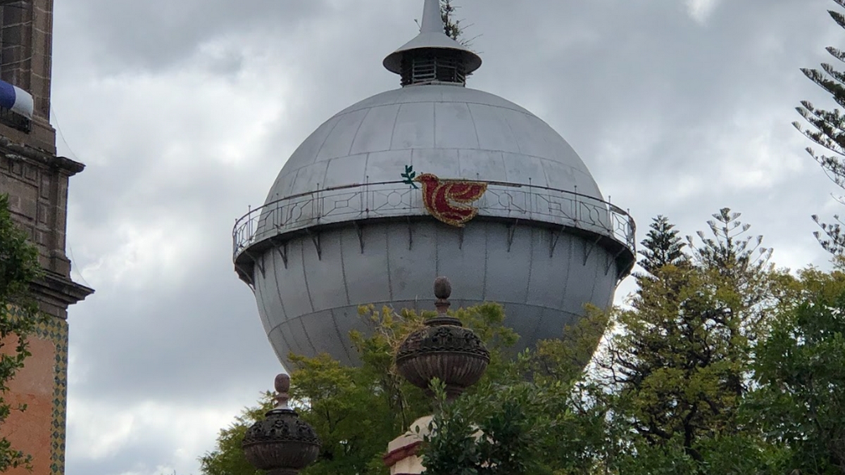 Adorno navideño en Celaya