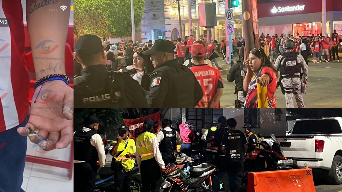 Aficionados se enfrentaron al final del Irapuato Vs Chivas.