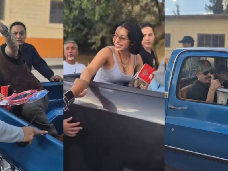 Ángela Aguilar y Nodal reparten juguetes y explotan fuertes críticas en las redes 