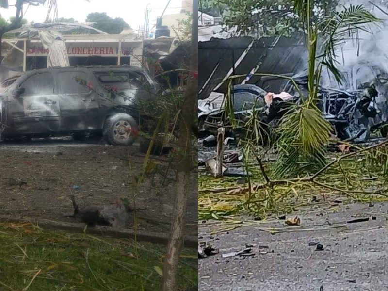 Coche bomba en Michoacán