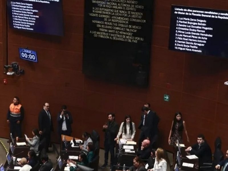 Senado 10 aspirantes a FGR