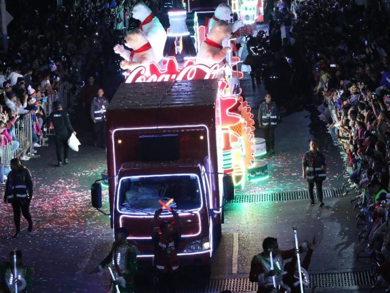 Caravana Coca Cola llega a Guanajuato capital
