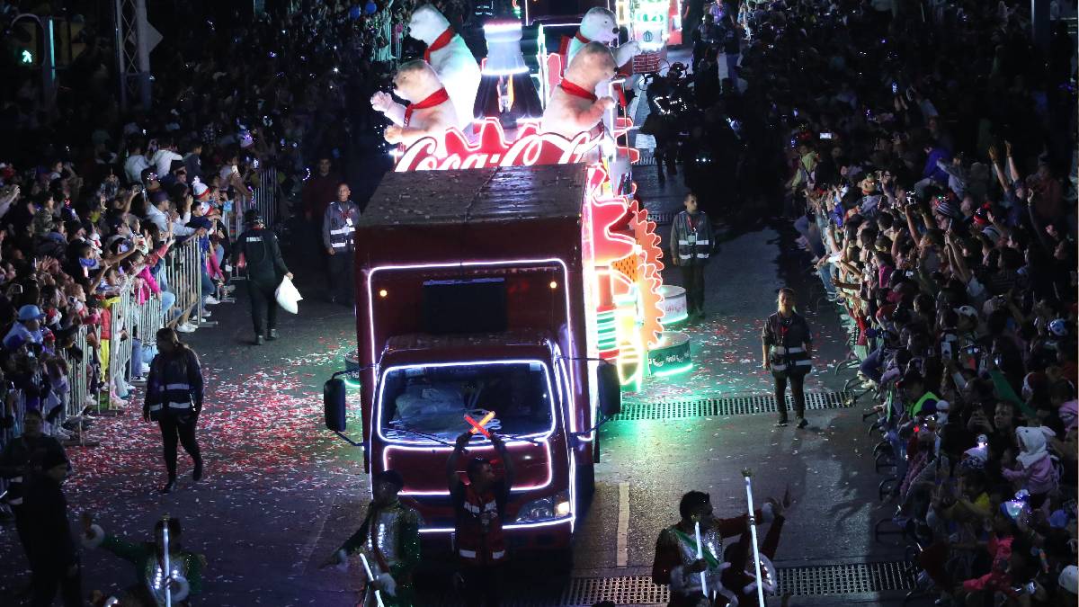 Caravana Coca Cola llega a Guanajuato capital