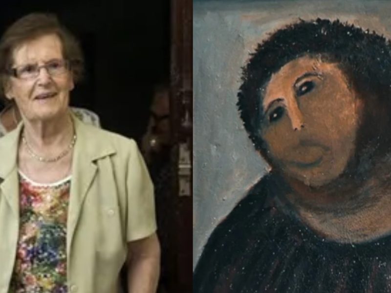 Fallece Cecilia Giménez, autora de la mediática restauración del ‘Ecce Homo’