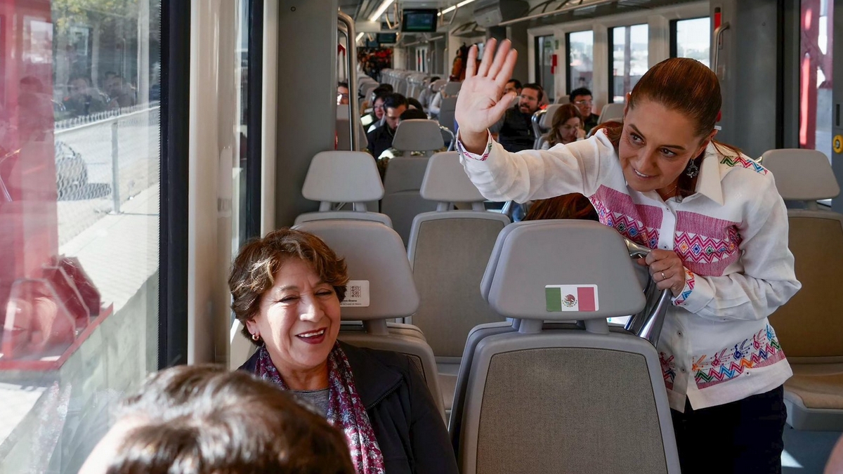 Claudia Sheinbaum obras de Tren AIFA