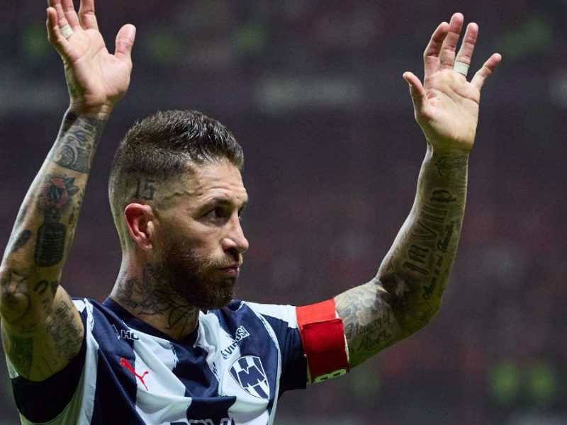 Sergio Ramos en su último partido en México con los Rayados de Monterrey. Foto: Mexsport.