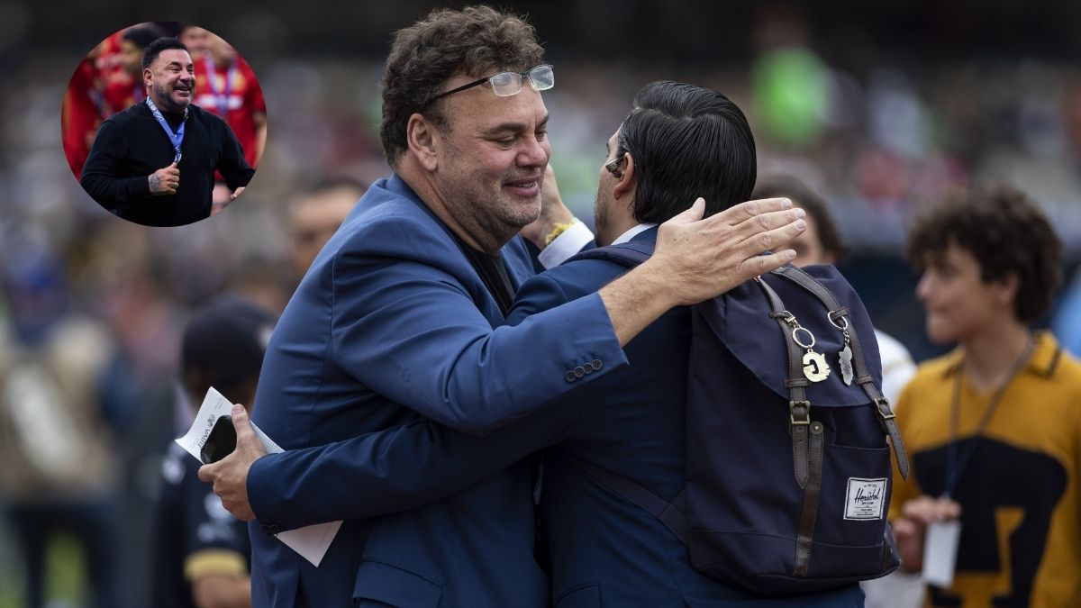 David Faitelson y Antonio Mohamed en pleito. Foto: Mexsport.