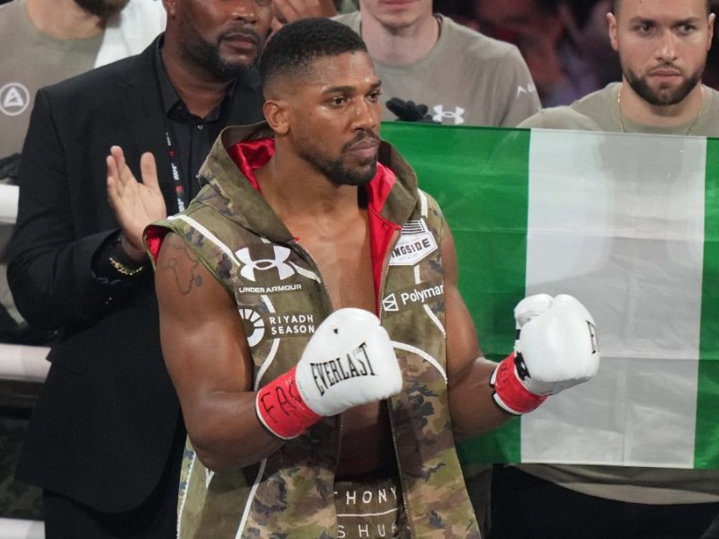 Anthony Joshua, herido en Nigeria tras accidente en el que murieron dos personas