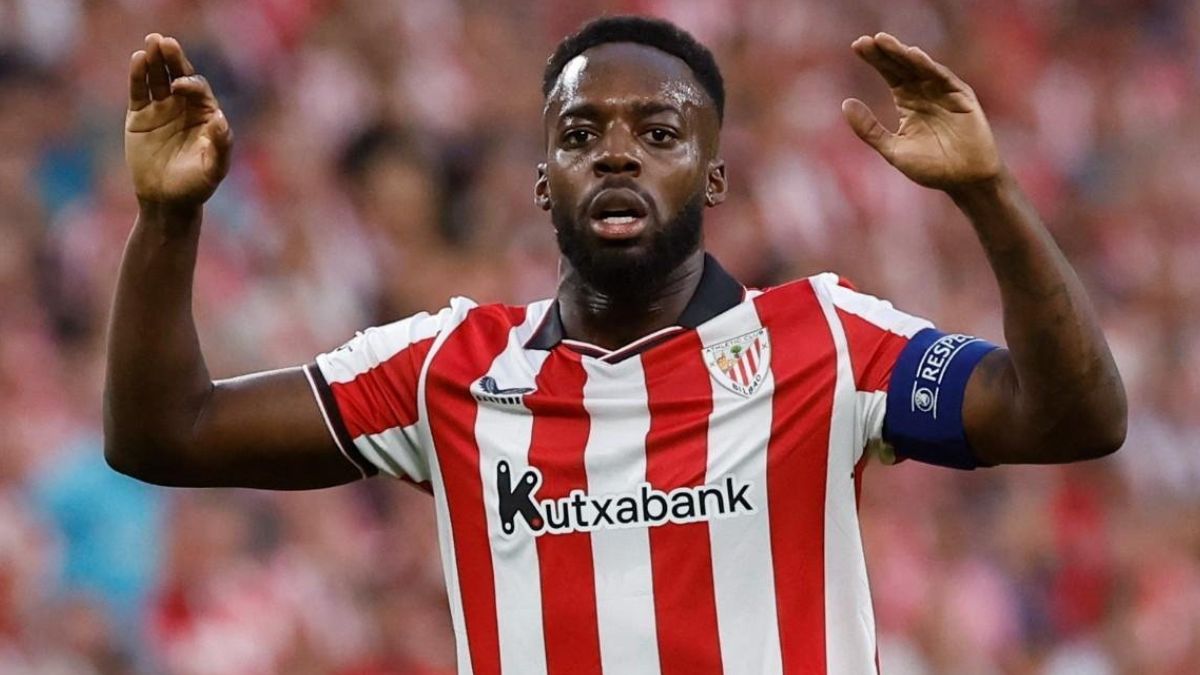 Iñaki Williams en un juego del Athletic Club.