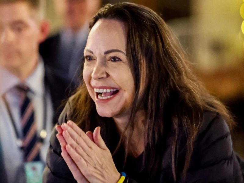 Opositora Corina Machado