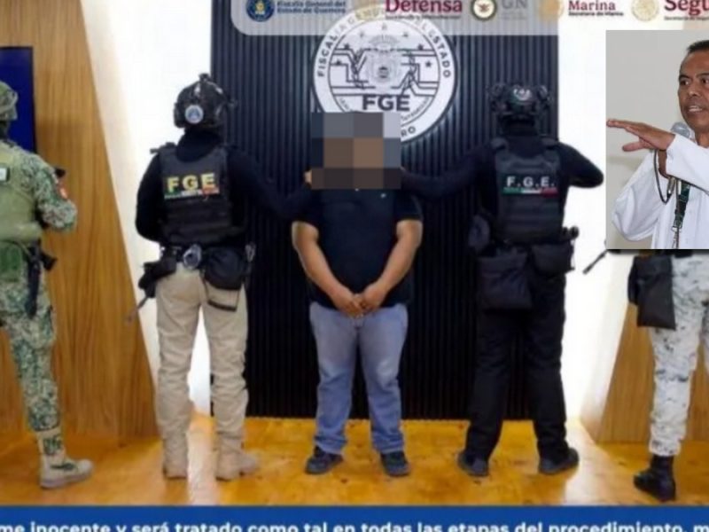 Tres horas después, detienen a presunto asesino de delegado del IMSS Bienestar en Chilpancingo